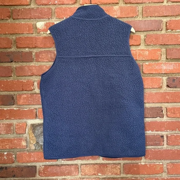 Patagonia Retro Pile Vest Men's XL Blue Navy Full Zip Pile Fleece Outdoor - Picture 2 of 15
